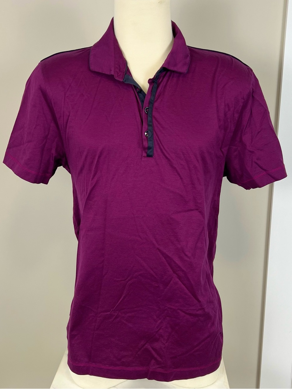 Boss Burgundy Plum Fuchsia Polo Shirt